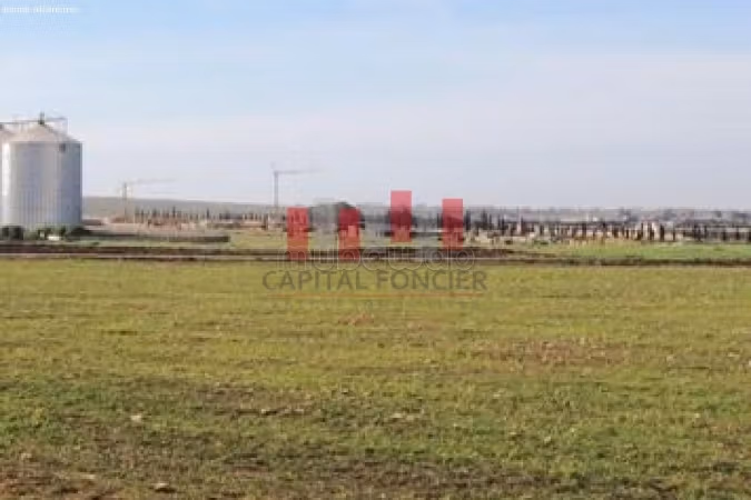 Coup de fusil Terrain a la location de 10.000 m pour entreposage zone bouskoura