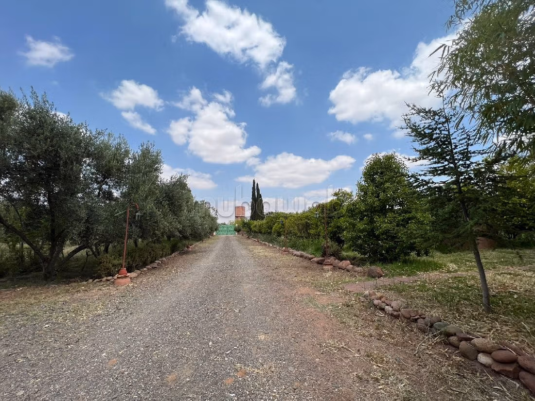 Sublime propriété 6 hectares route d'Ourika