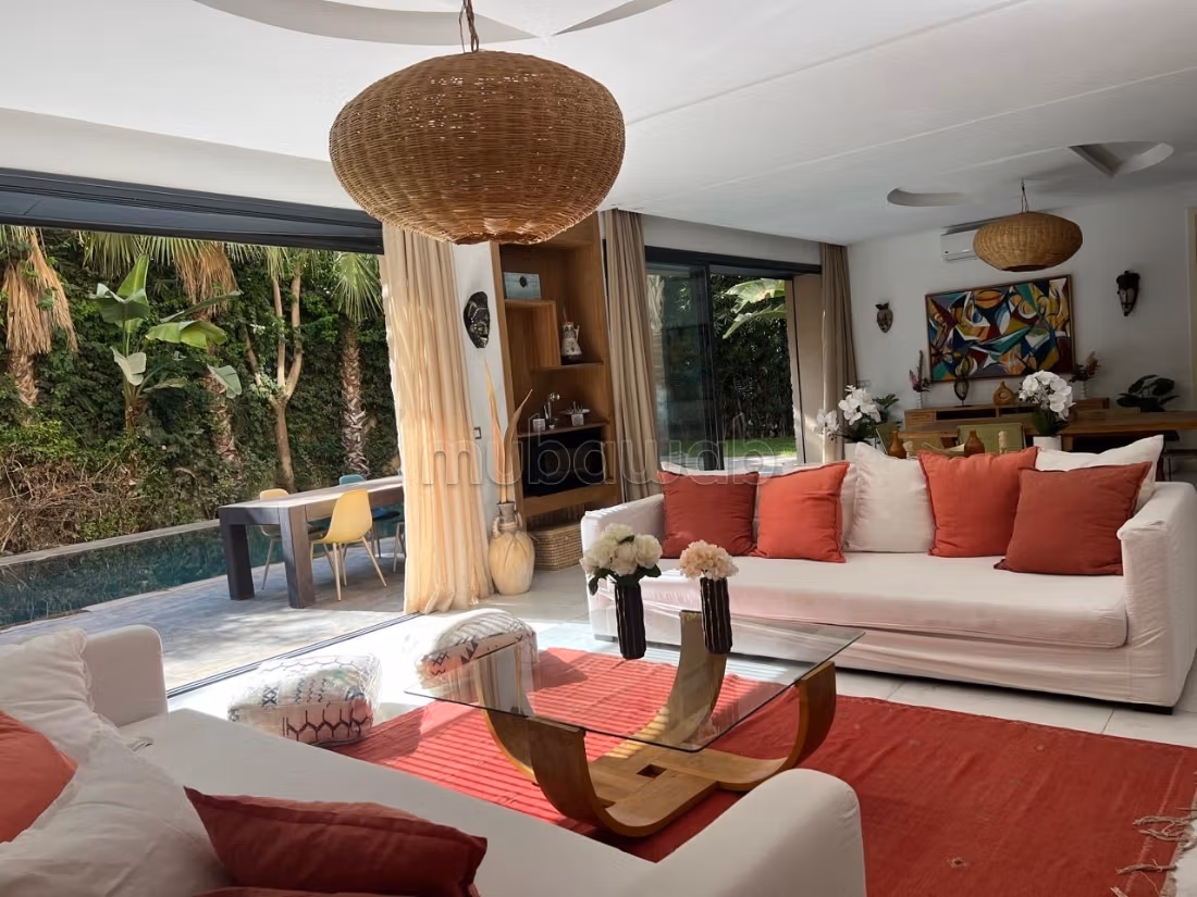 RARE Avenue Med 6 Villa à louer meublée proche Morocco mall