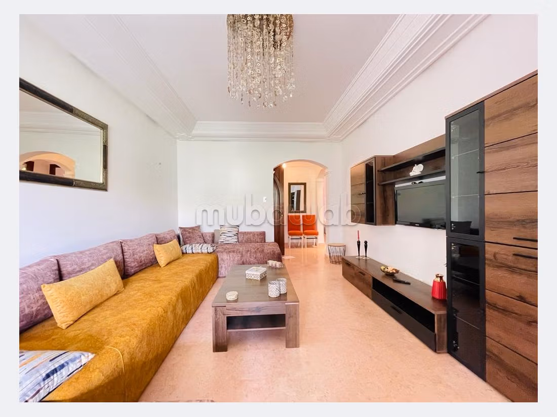 Affitto di un bellissimo appartamento a Agdal. 3 locali spaziosi. Ammobiliato