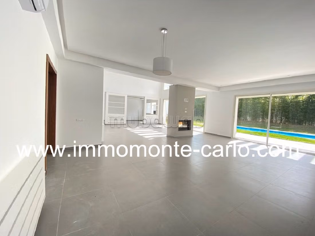 Villa d’architecte haut standing à louer Rabat