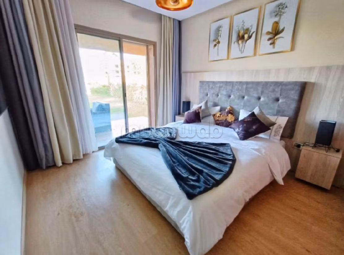 Apartments for rent in Agdal. Large area 78 m². Carpark, Balcony. 