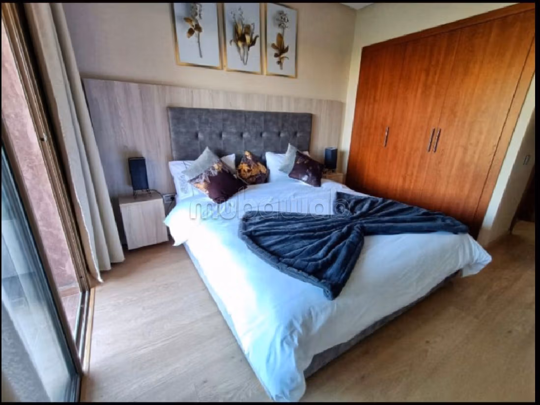 Apartments for rent in Agdal. Large area 78 m². Carpark, Balcony. 