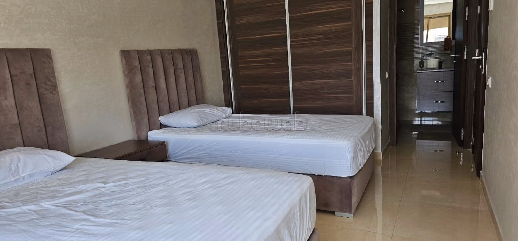 Appartementen om te huren in Harhoura. Totale oppervlakte 82 m². Garage en lift