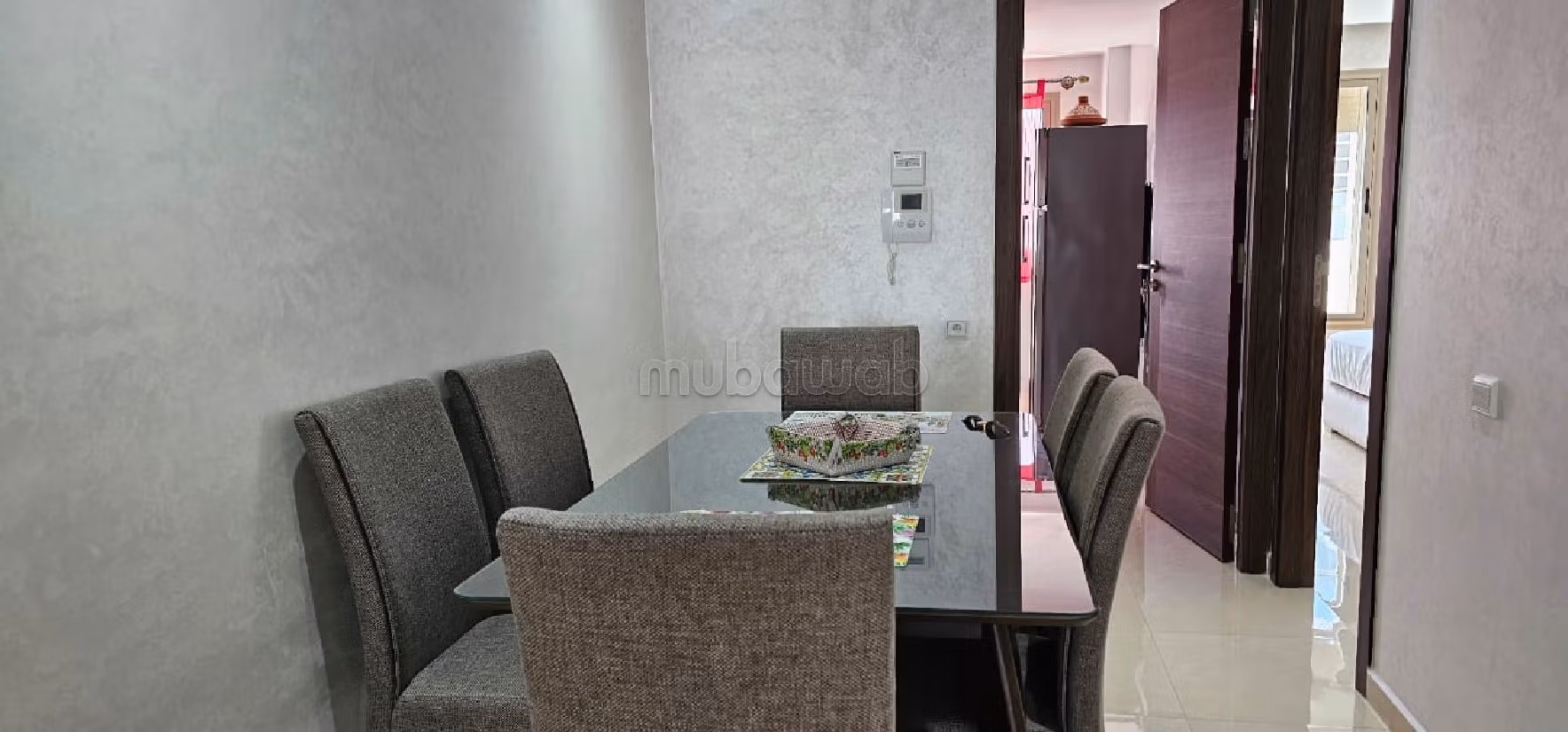 Appartementen om te huren in Harhoura. Totale oppervlakte 82 m². Garage en lift