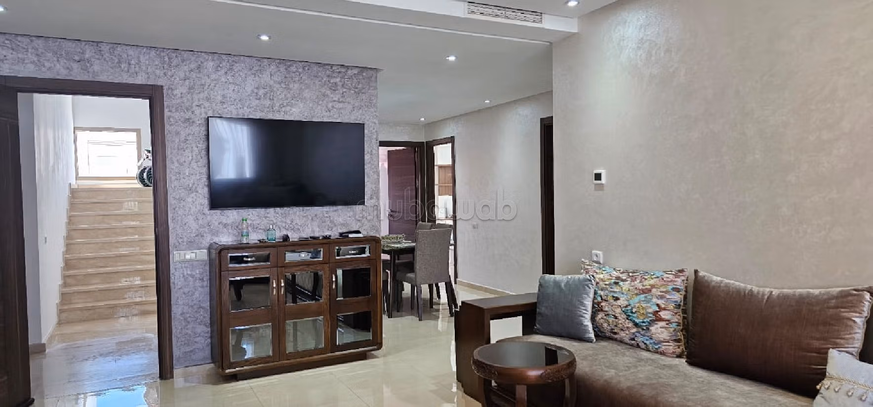 Appartementen om te huren in Harhoura. Totale oppervlakte 82 m². Garage en lift