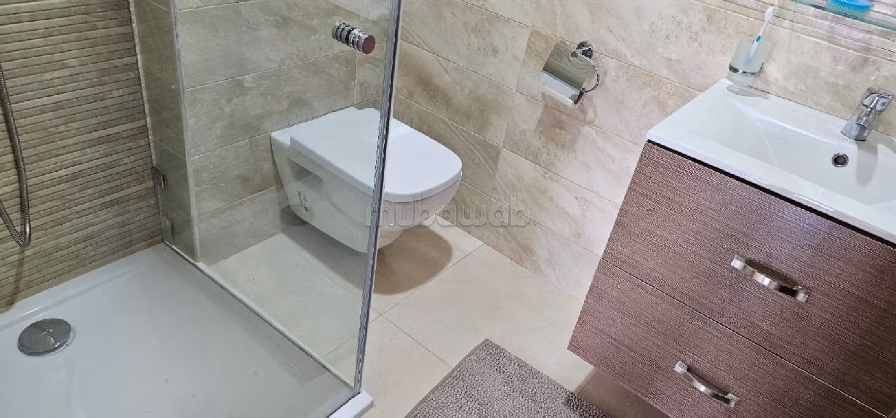 Appartementen om te huren in Harhoura. Totale oppervlakte 82 m². Garage en lift