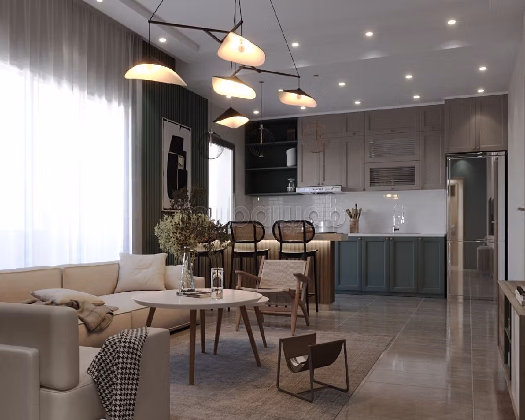 Beautiful apartment for sale. 3 beautiful rooms. Caretaker service and air conditioning. 