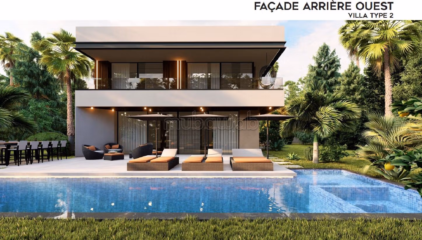 Villas somptueuses de 1500m² à partir de 6.3M DH 10km de Marrakech