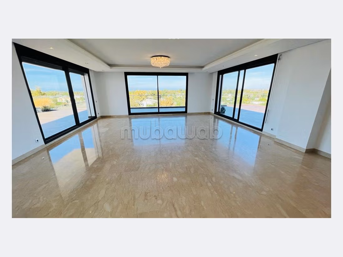 Penthouse neuf en location a l orangeraie souissi