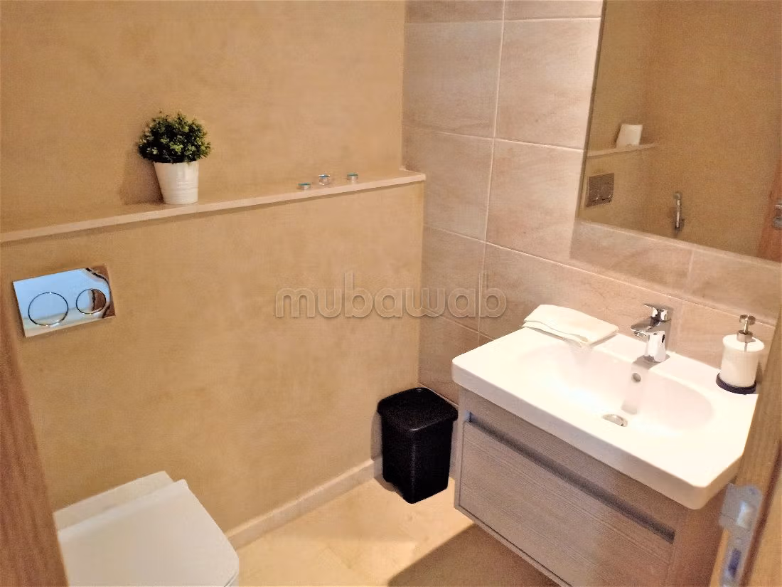 Rent this apartment in Souissi. Large area 122 m². Ample storage space