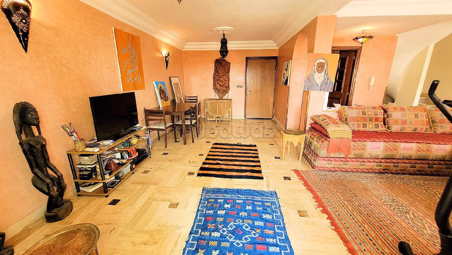 Duplex meublé avec terrasses en résidence avec piscine