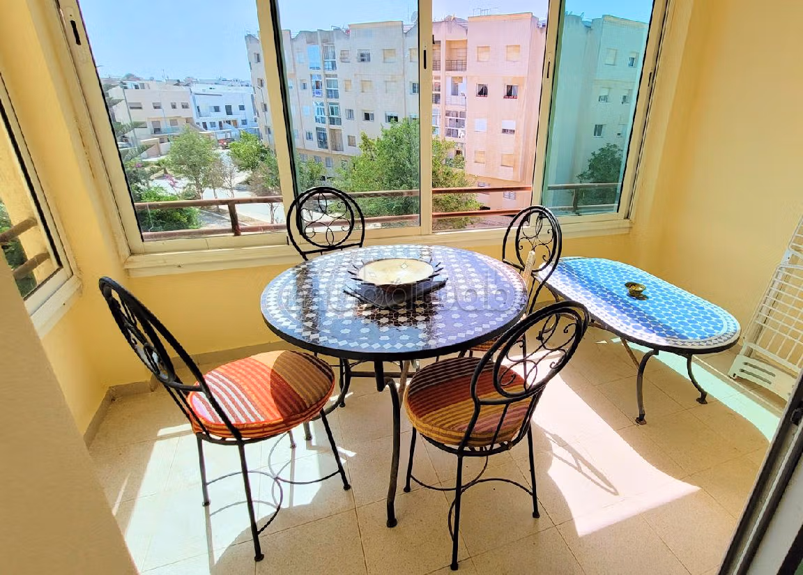 Duplex meublé avec terrasses en résidence avec piscine