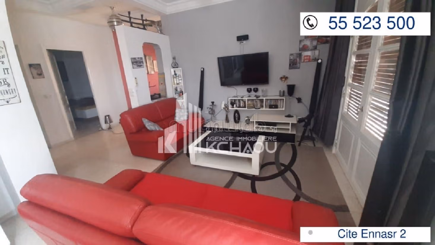 À vendre villa avec jardin à Ennasr