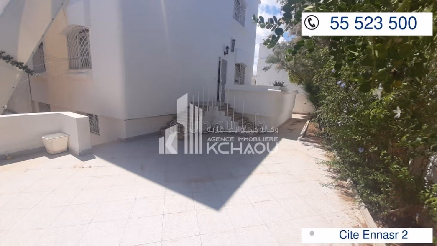 À vendre villa avec jardin à Ennasr