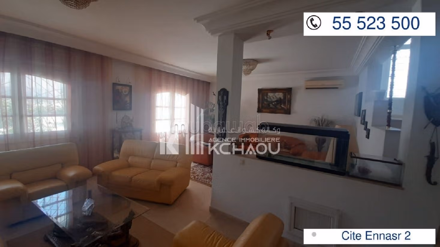À vendre villa avec jardin à Ennasr