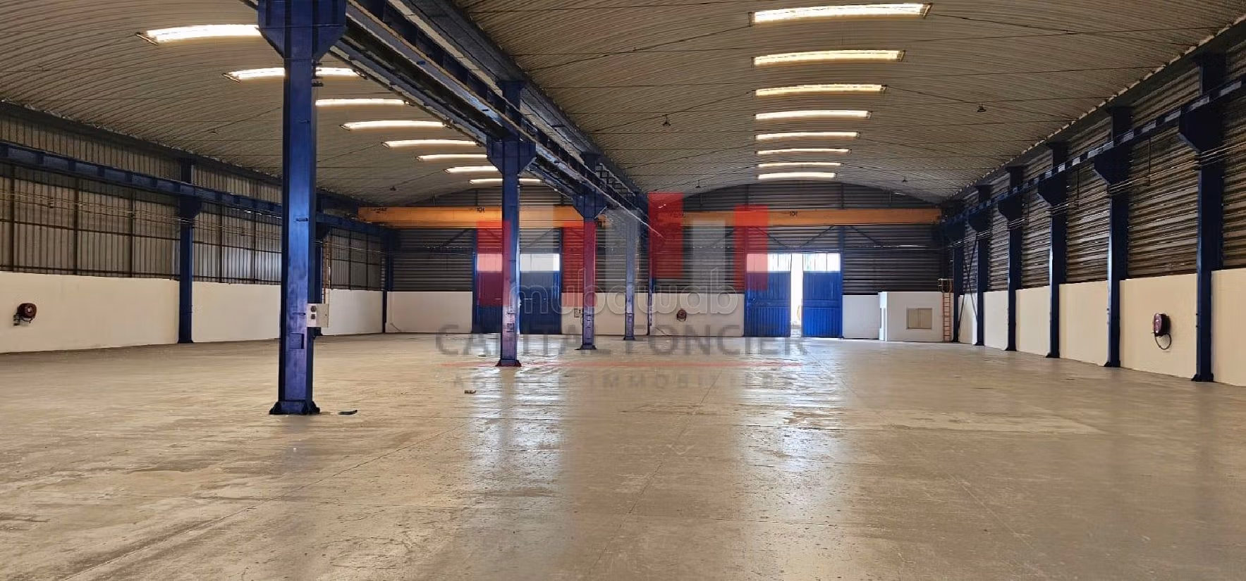 Unité industrielle de 2.500 m2 de surface couverte a la location au sein d un parc industriel a ain sebaa sidi bernoussi idéal pour stockage ou production