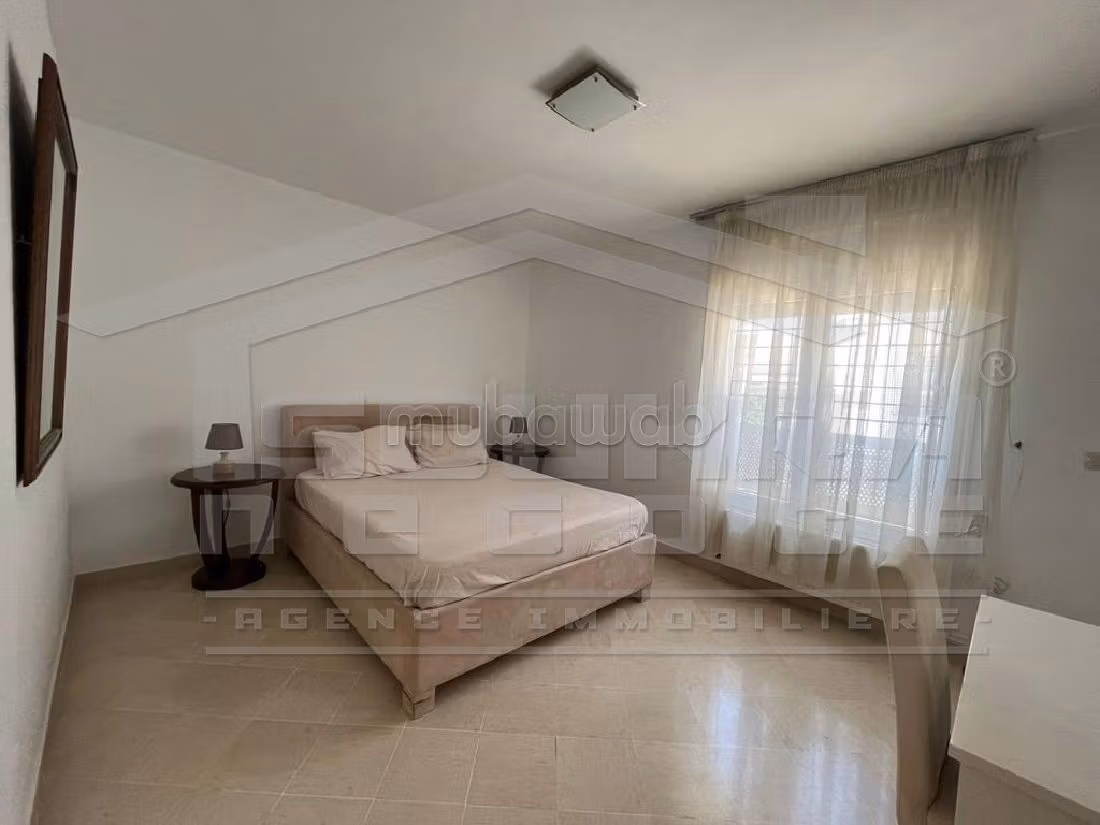 Great apartment for rent in La Marsa. 3 rooms. Fully furnished. 