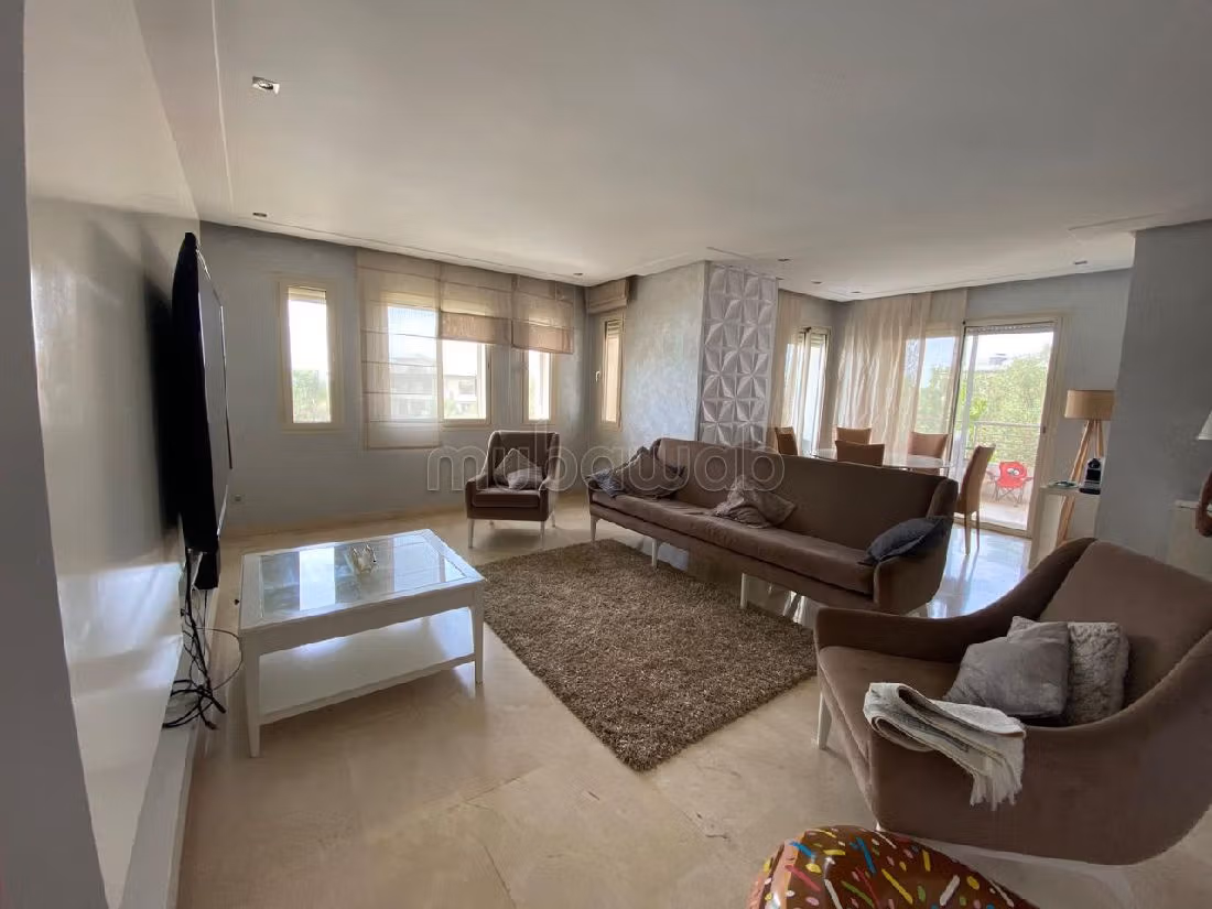 Bel appartement meublé à bouskoura