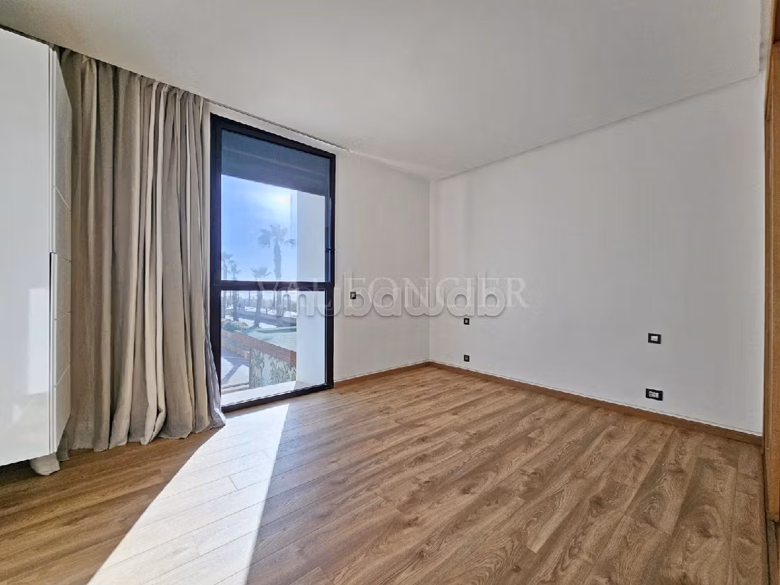 Location appartement exceptionnel 203m2 vue frontale sur mer Ain Diab, Casablanca