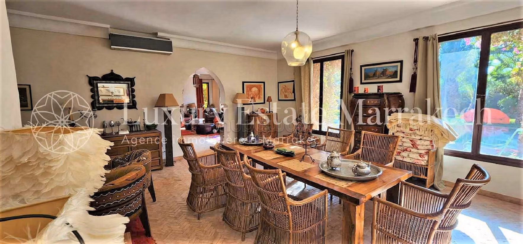 Vendita villa di lusso a Route de Fez. Superficie di 300 m². ammobiliato. 