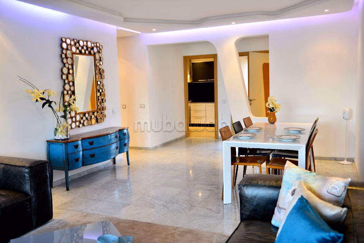 Sell apartment in Agdal. 3 large living areas. Residence with swimming pool