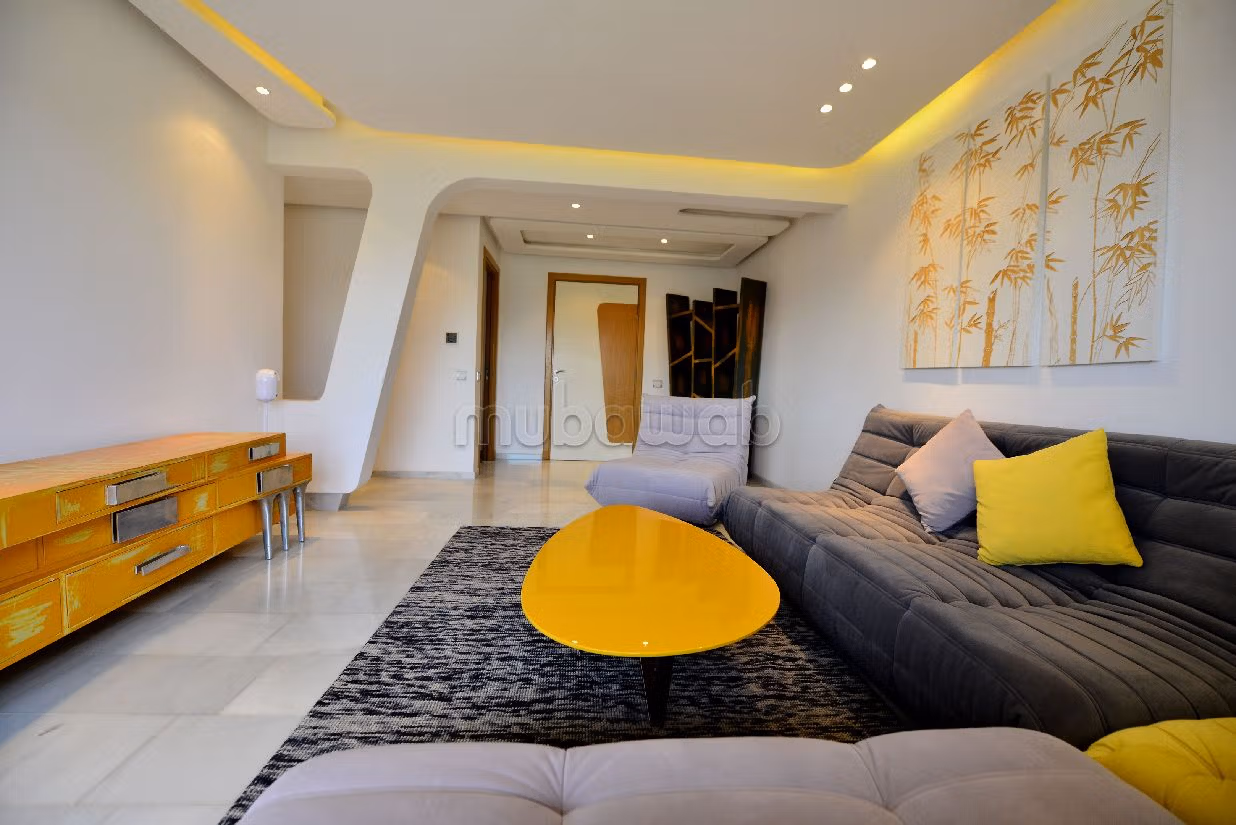 Sell apartment in Agdal. 3 large living areas. Residence with swimming pool