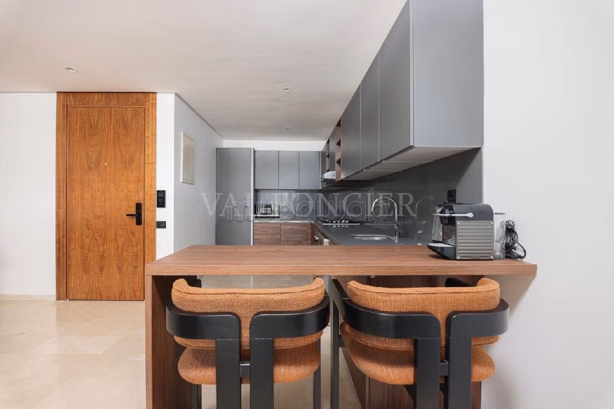 Location appartement d'exception avec terrasse meublé moderne, Casablanca Finance City