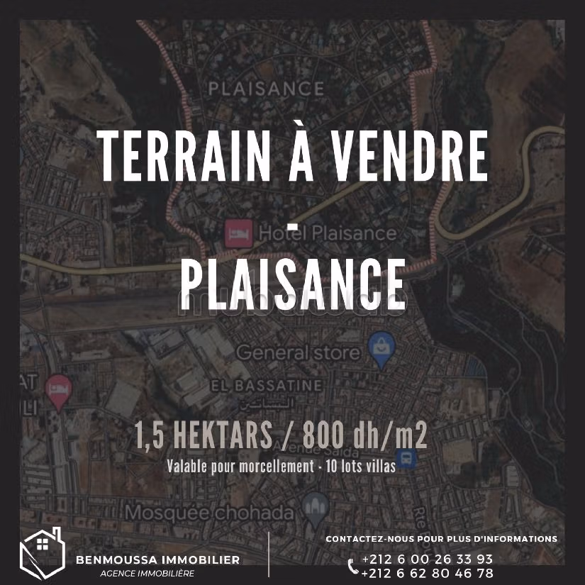 Venta de terreno en Plaisance. Dimensión 15000 m². 