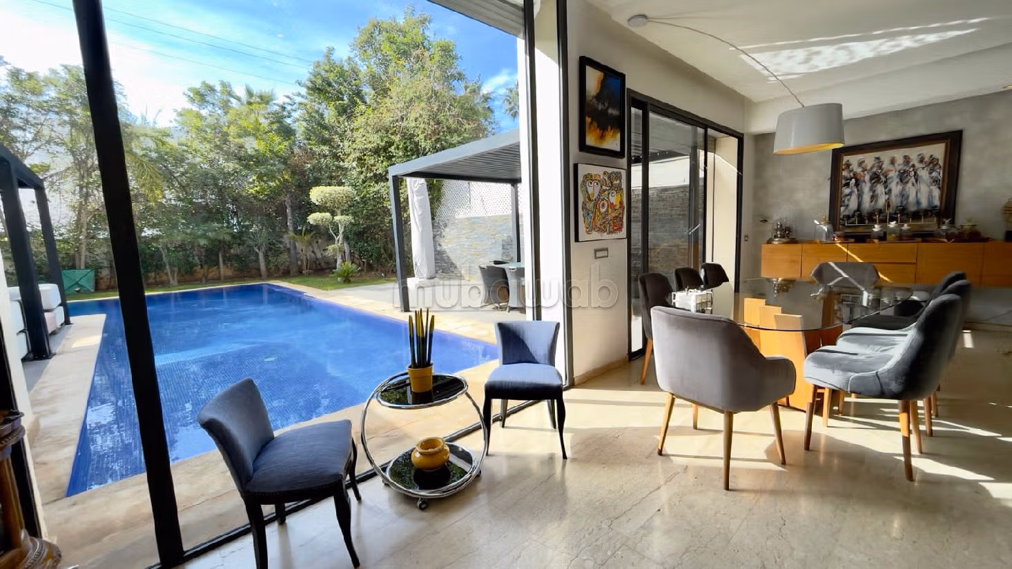 Vendita villa di lusso a Bouskoura Ville. 4 belle camere da letto. Giardino, terrazzo