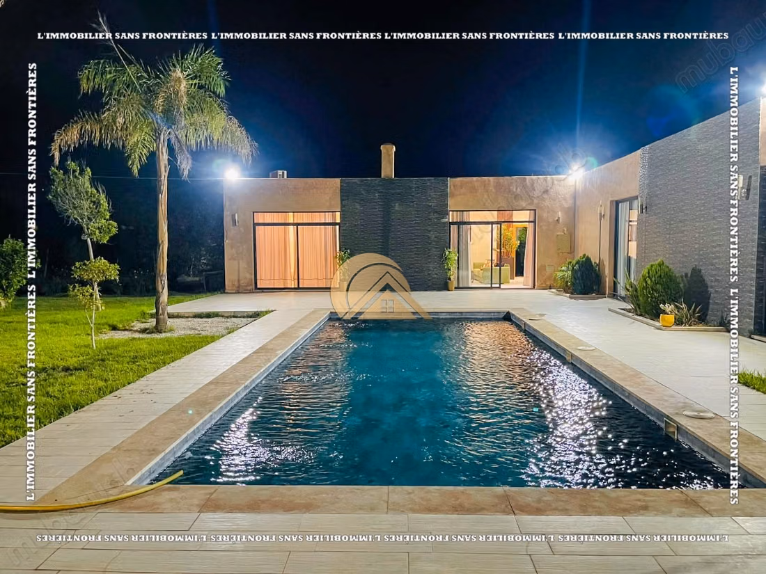 Villa arredata in subaffitto sulla strada di Fès – Titolo di residenza negoziabile
