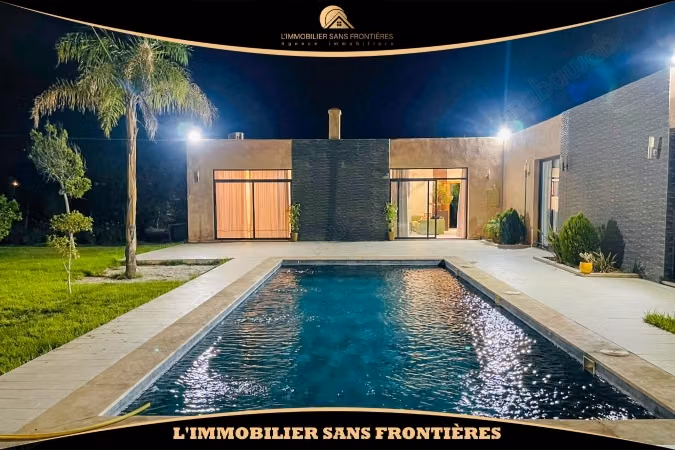 Villa meublée en sous location à Route de Fès – Titre d’habitation négociable