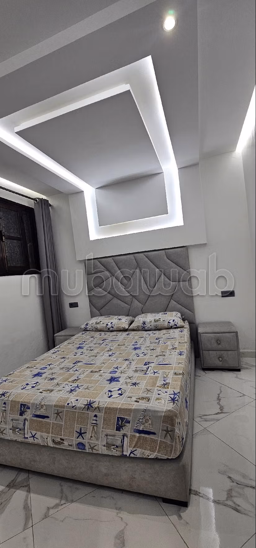 Apartments for rent in Borj. 2 beautiful rooms. Exceptional sea view, central heating