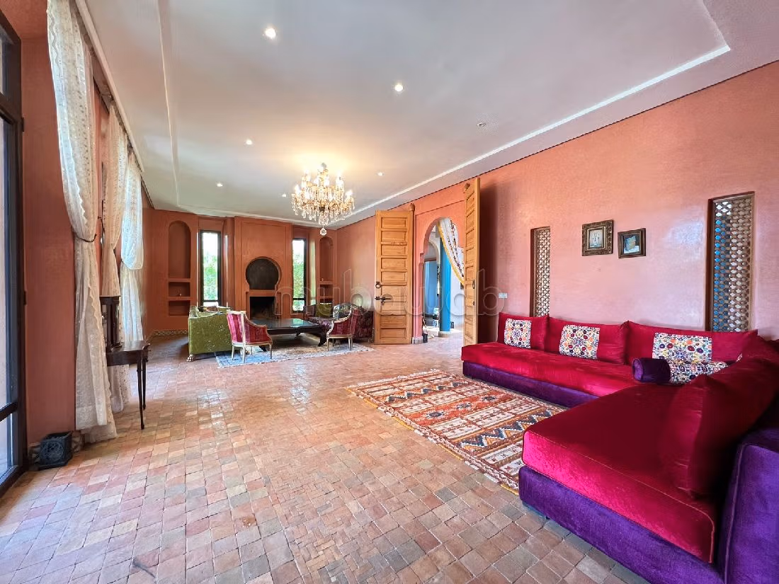 Villa titrée 1er ligne du golf route d'Amimiz 6 ch