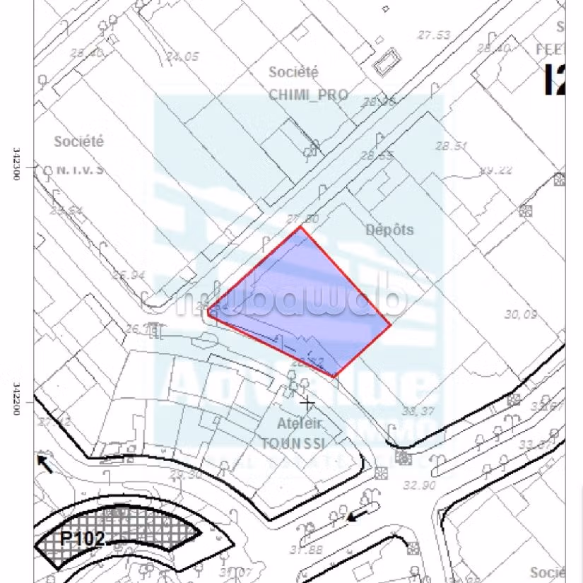 DV. 836: Usine zone industrielle Mohamedia