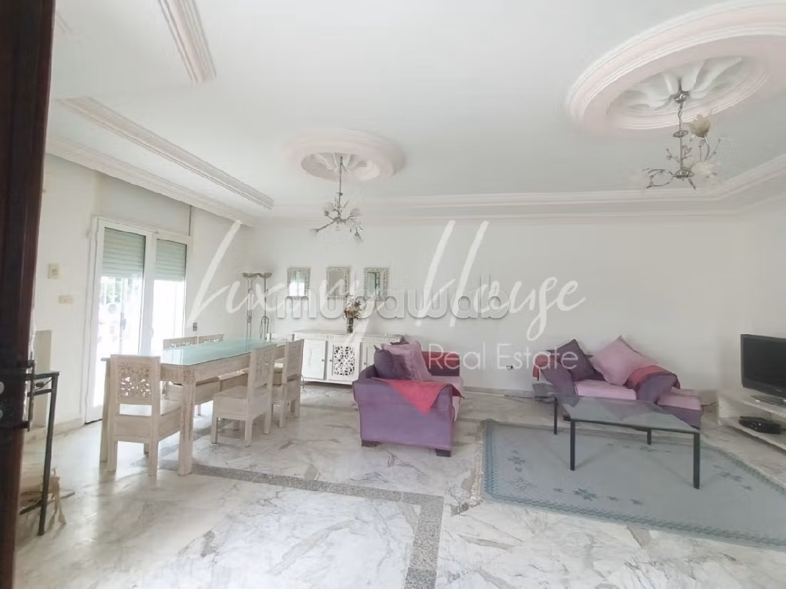 Triplex S3 avec jardin à la Marsa