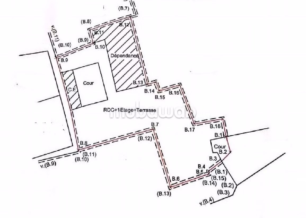 رياض فاخر للبيع ب قصيبة النحاس. 7 قطع كبيرة. شرفة كبيرة