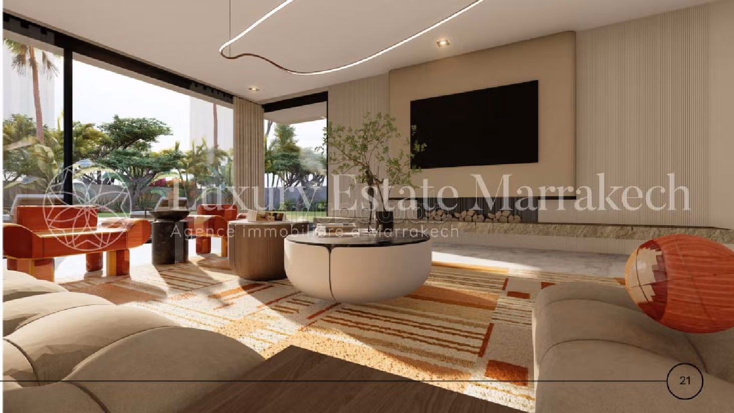 فيلا ممتازة للبيع بطريق اوريكا. 10 قطع رائعة. مدفأة ومكيف الهواء. 