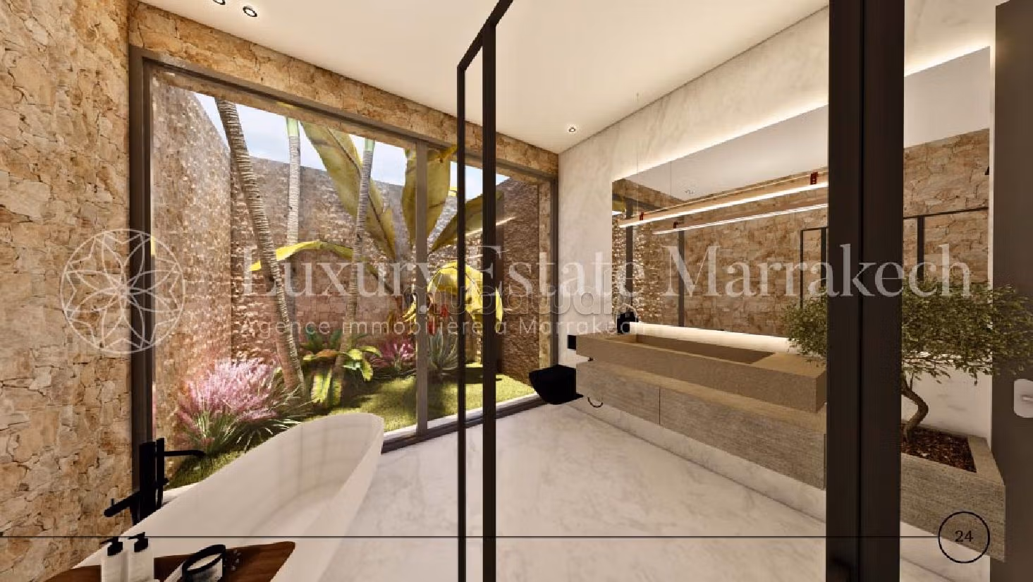 فيلا ممتازة للبيع بطريق اوريكا. 10 قطع رائعة. مدفأة ومكيف الهواء. 