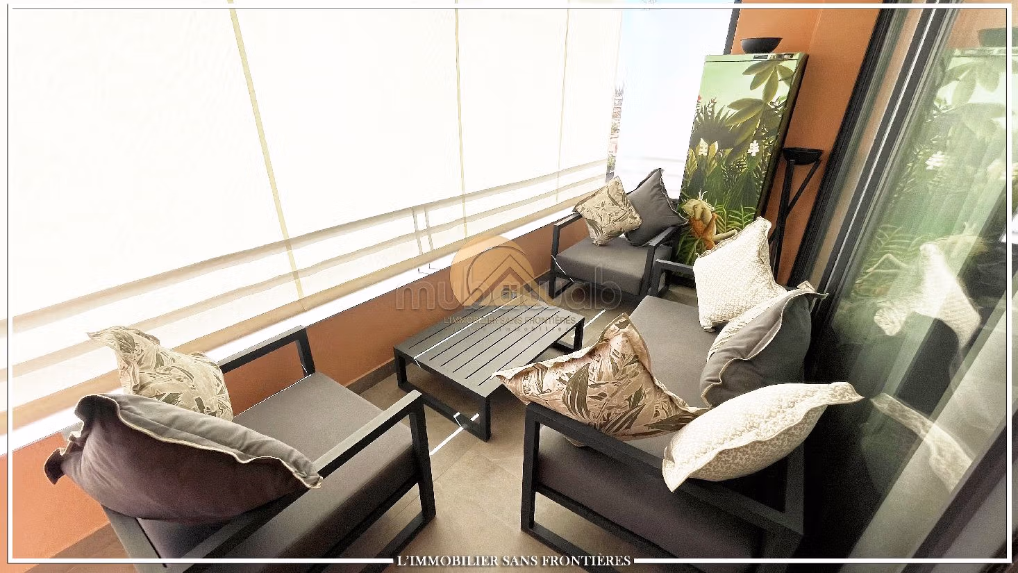 Appartement meublé contemporain à vendre, Victor Hugo