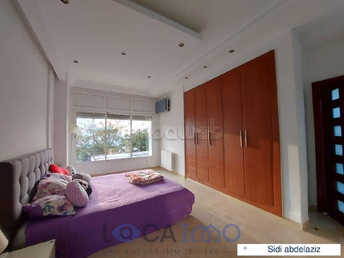 Affitto di un bellissimo appartamento a La Marsa. Superficie di 150 m². Sistema di riscaldamento. 