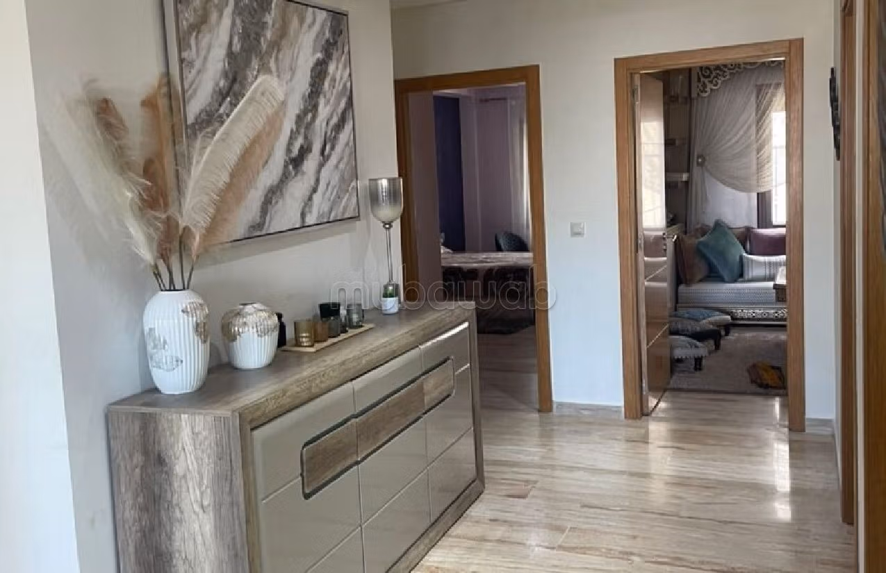 Appartement a tanger a louer avec terrasse et garage situation plage