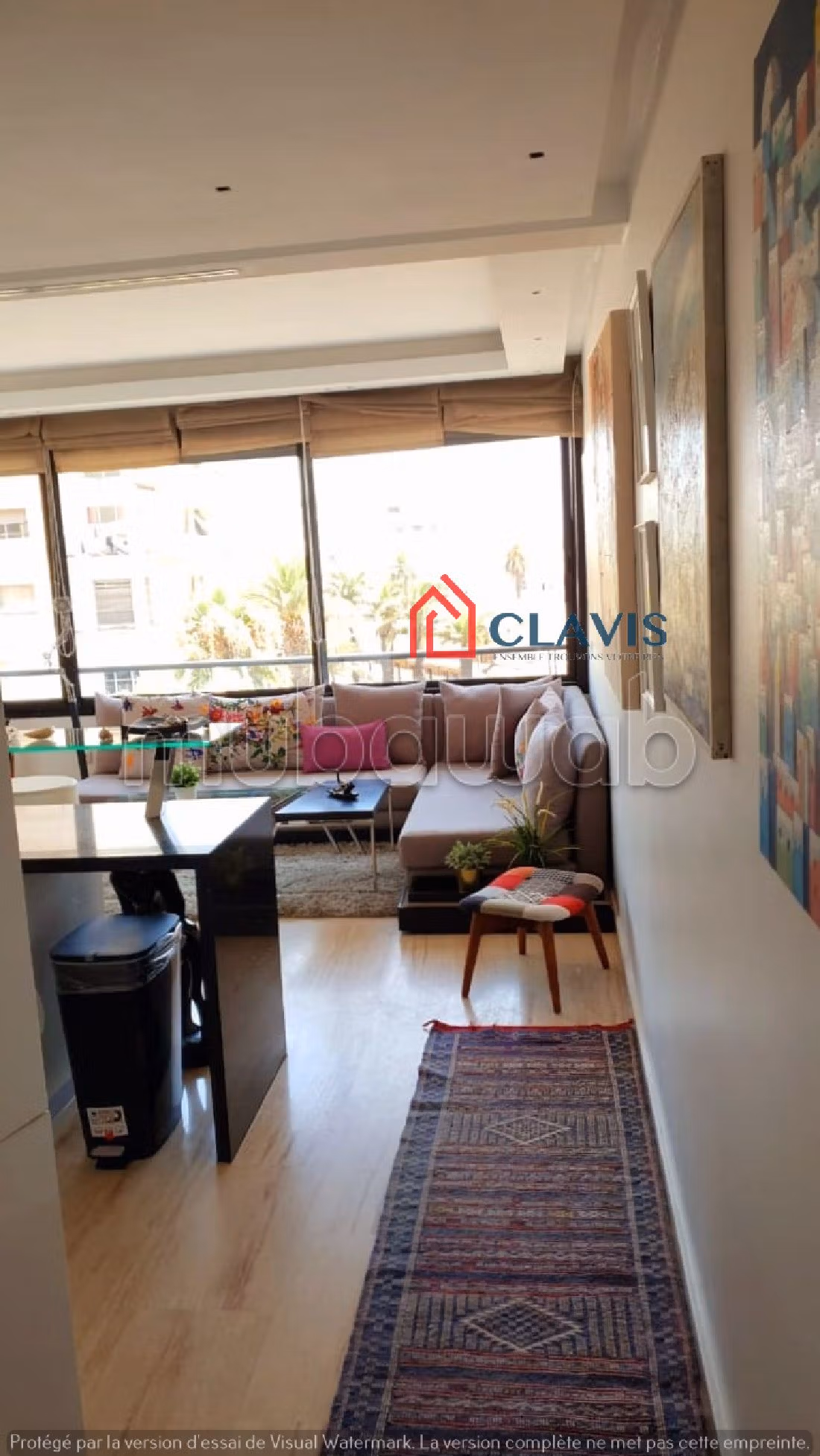 استئجار شقة بغوثي. 3 قطع كبيرة. مفروشة