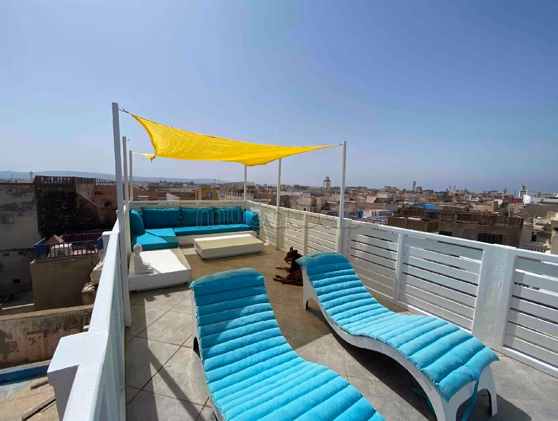 Maison de médina, 3 chambres, terrasse vue mer