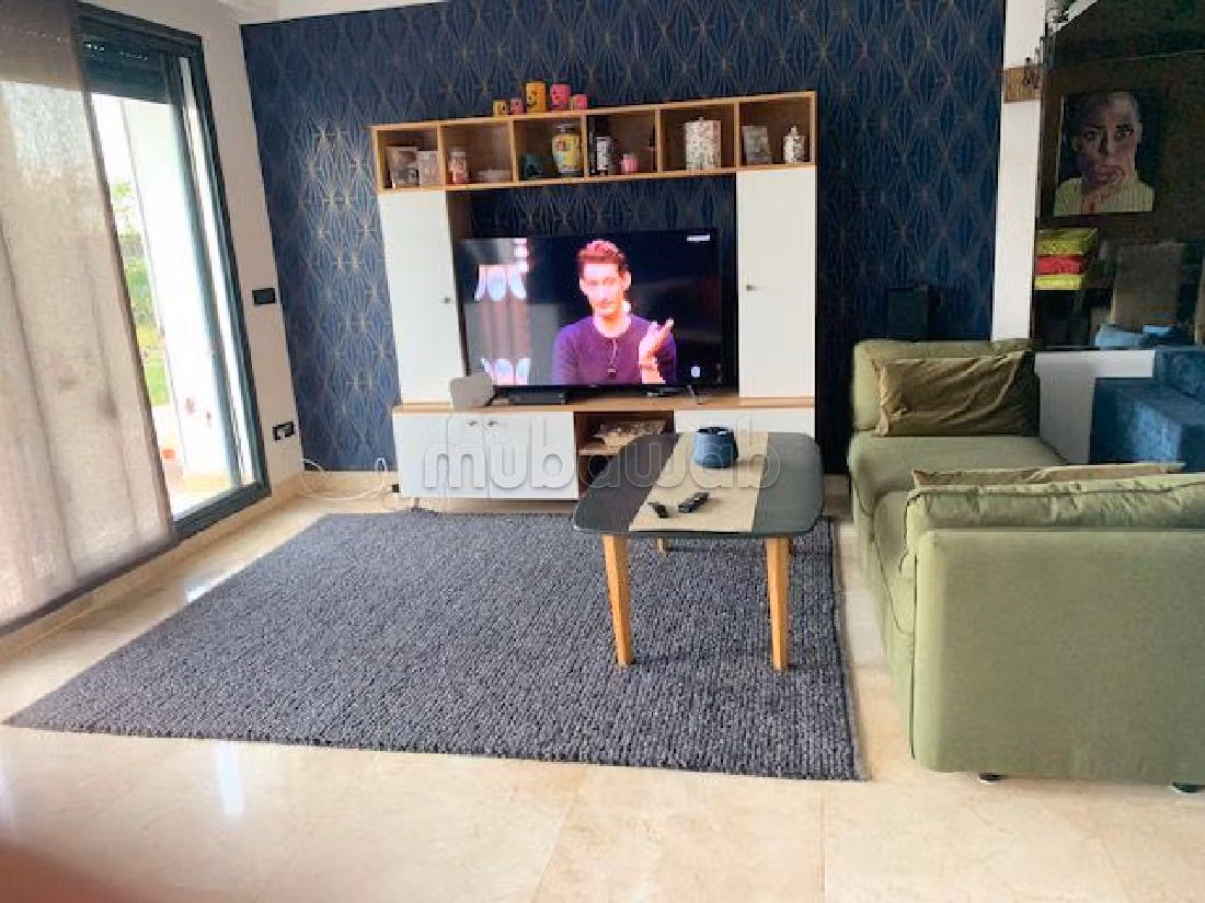 3-bed room flat with its a large swiming-pool and garden, in Bouskoura for sale