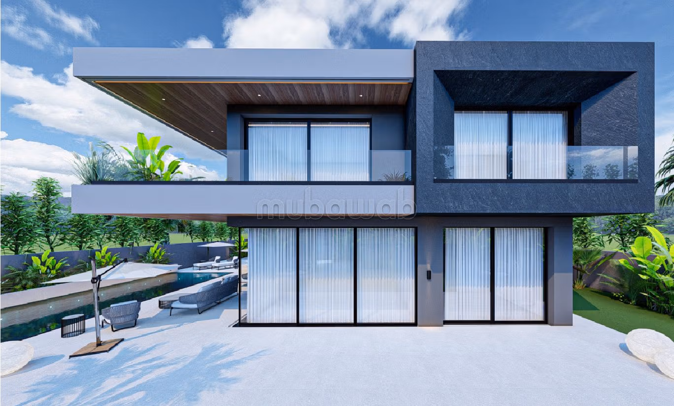 Fabulous villa for sale in Route Amizmiz. 5 rooms. Swimming pool and caretaker service. 