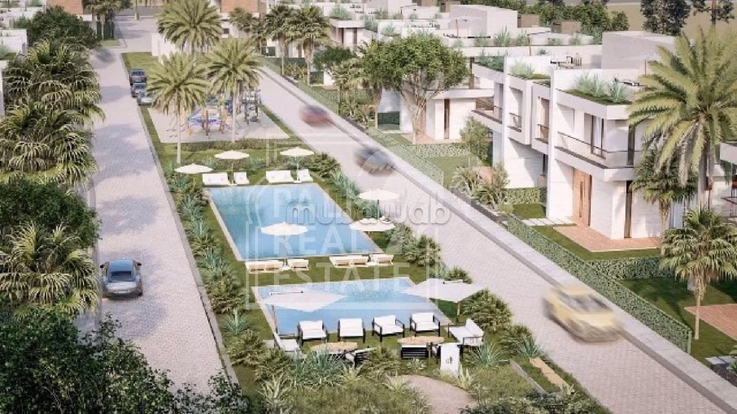 Casa de alto standing en venta en Route de l'Ourika. 4 dormitorios. Chimenea funcional, piscina grande