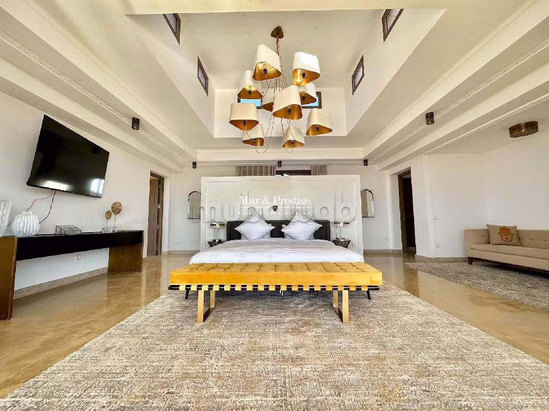 منزل فخم للبيع بمراكش. المساحة الإجمالية 1200 م². مفروشة