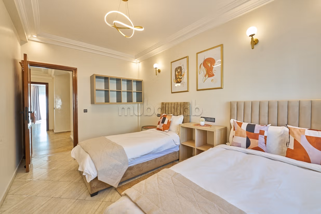Appartamento Accogliente 3 Camere al 2 Marzo Ospedali Casablanca