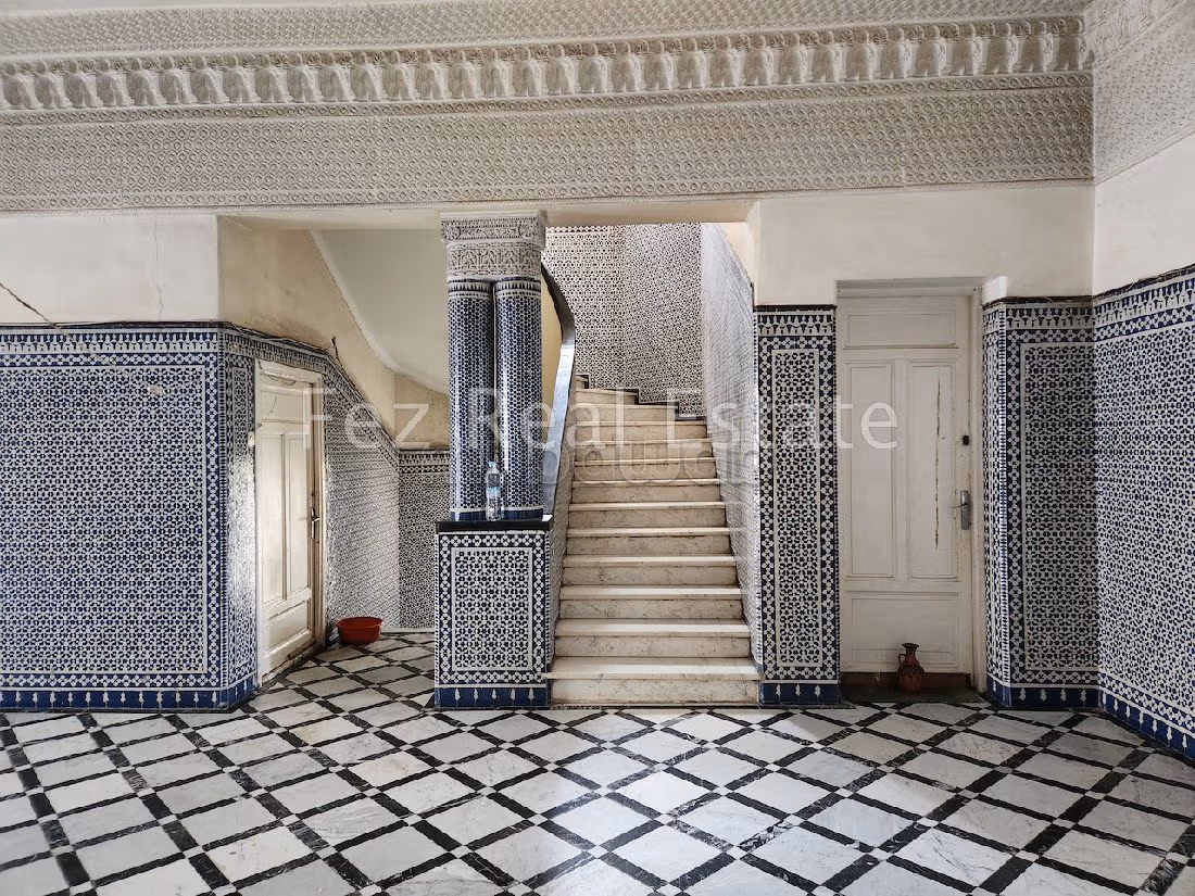 A vendre Villa historique dans la médina de Fès